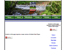 Tablet Screenshot of madisonswcd.org